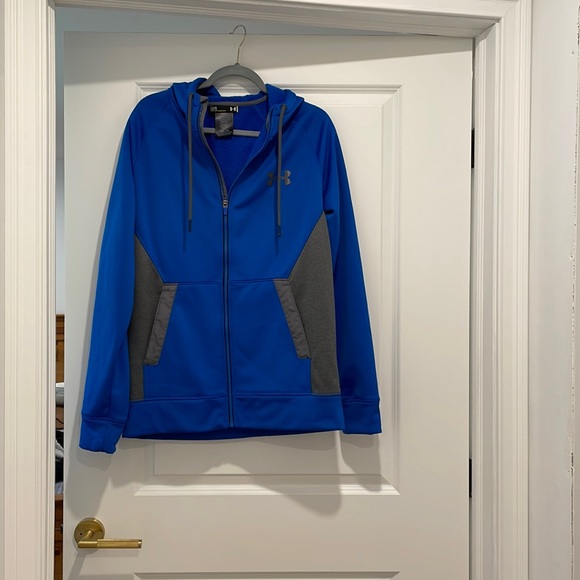 Under Armour Mens Cold Gear Zip Up Hoodie - Picture 1 of 4